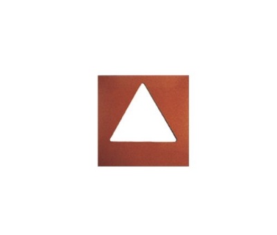 Trojúhelník - Šablona k pískovničce