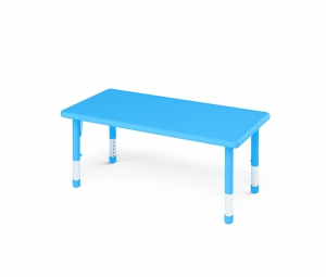 Plastový stůl obdélník modrý